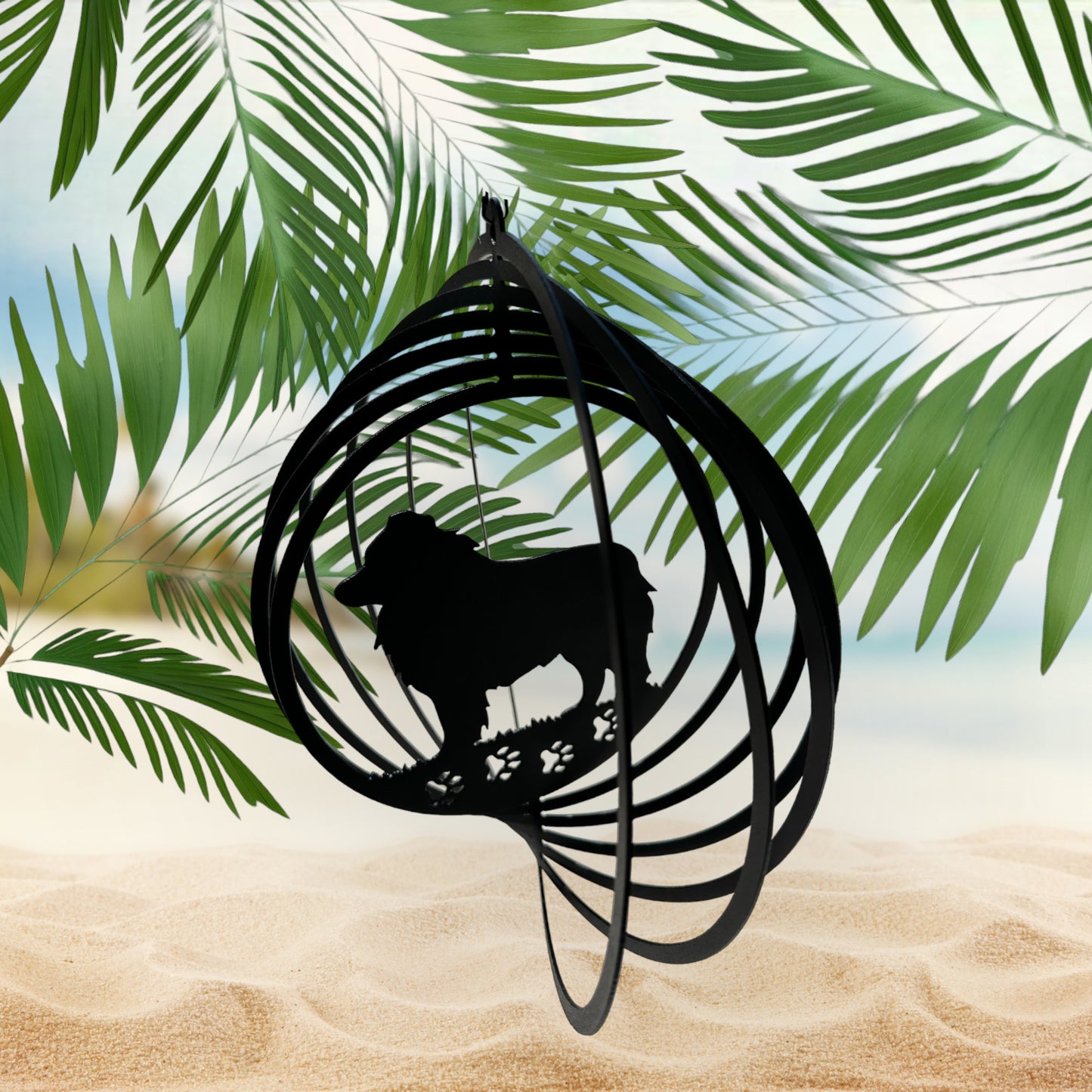 Australian Shepard Wind spinner