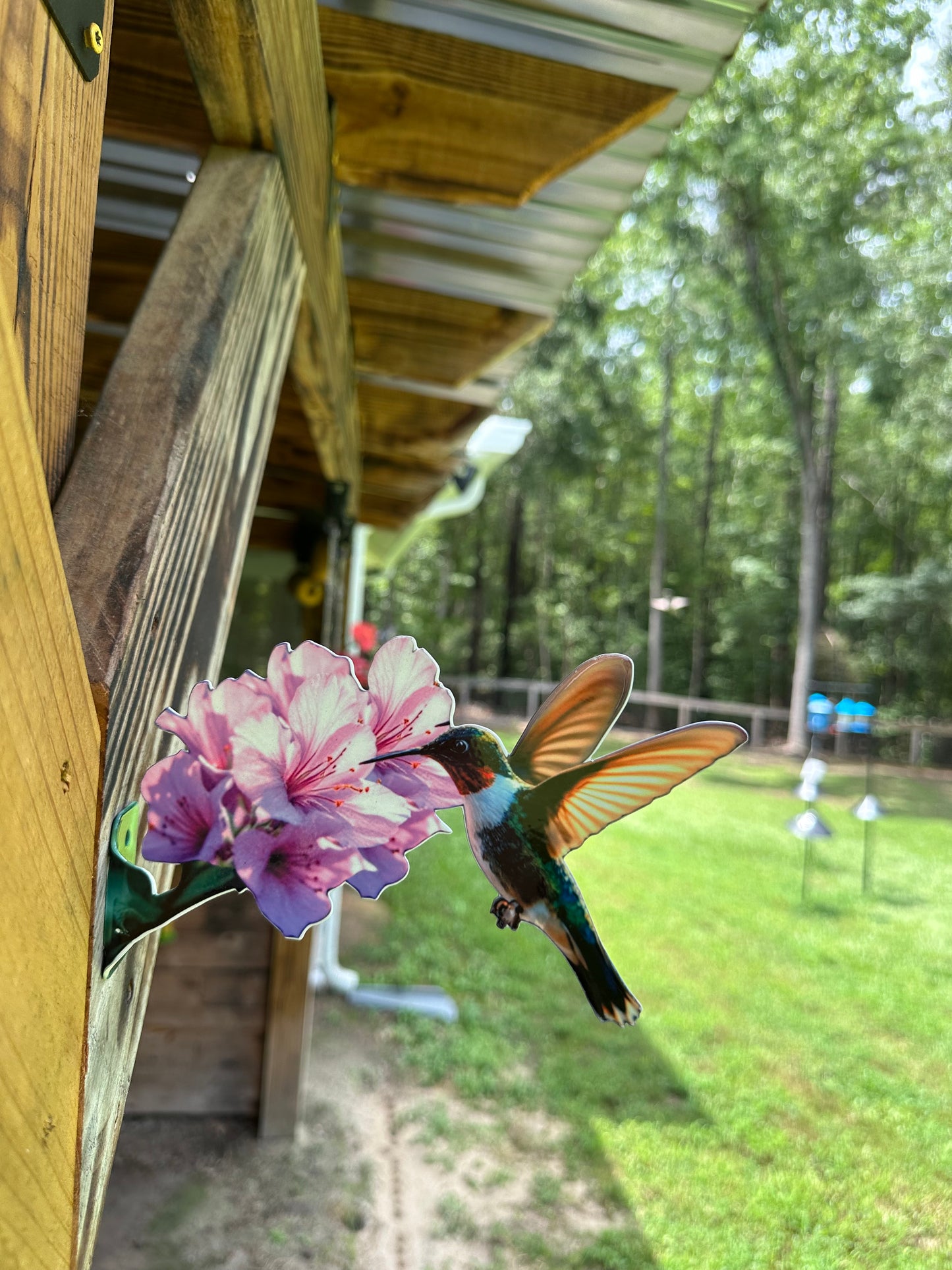 Hummingbird tree/post Mount