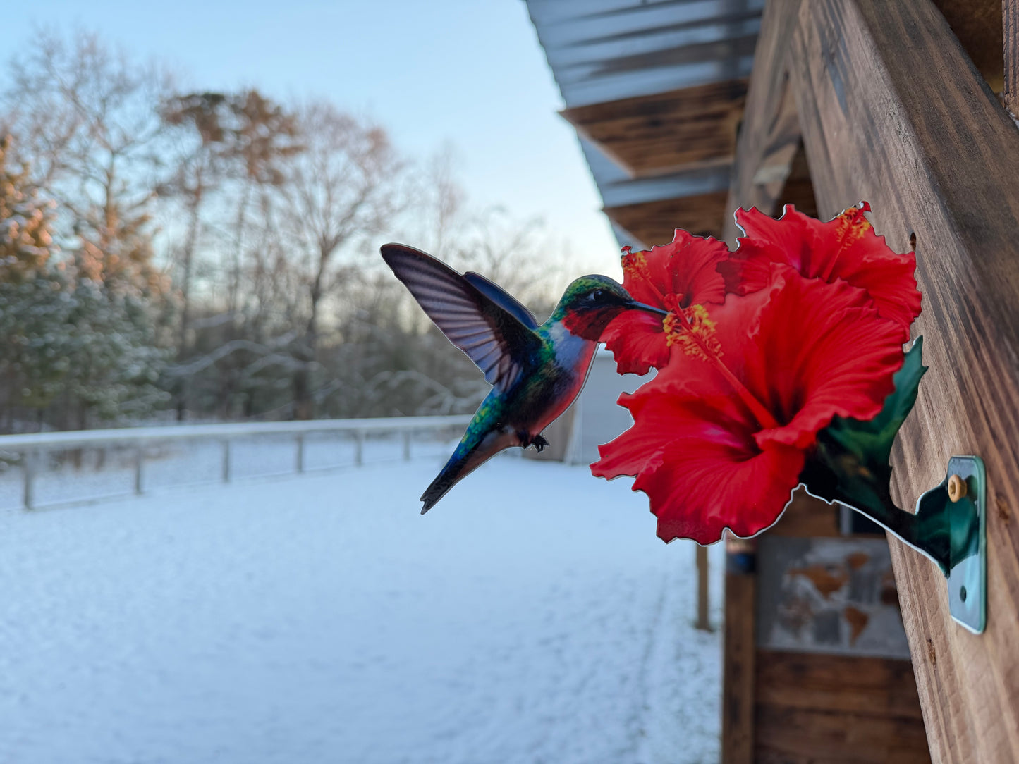Hummingbird tree/post Mount