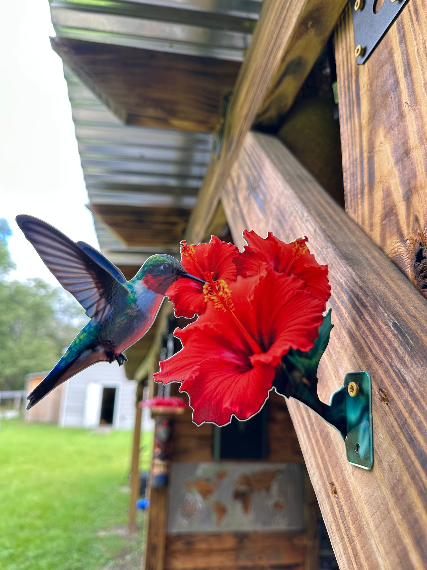 Hummingbird tree/post Mount