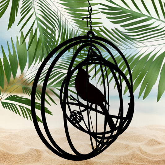 Cardinal Wind Spinner