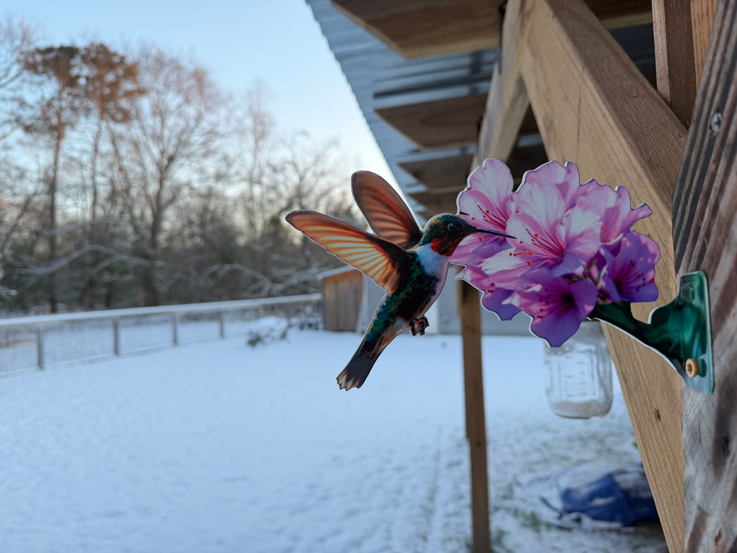 Hummingbird tree/post Mount