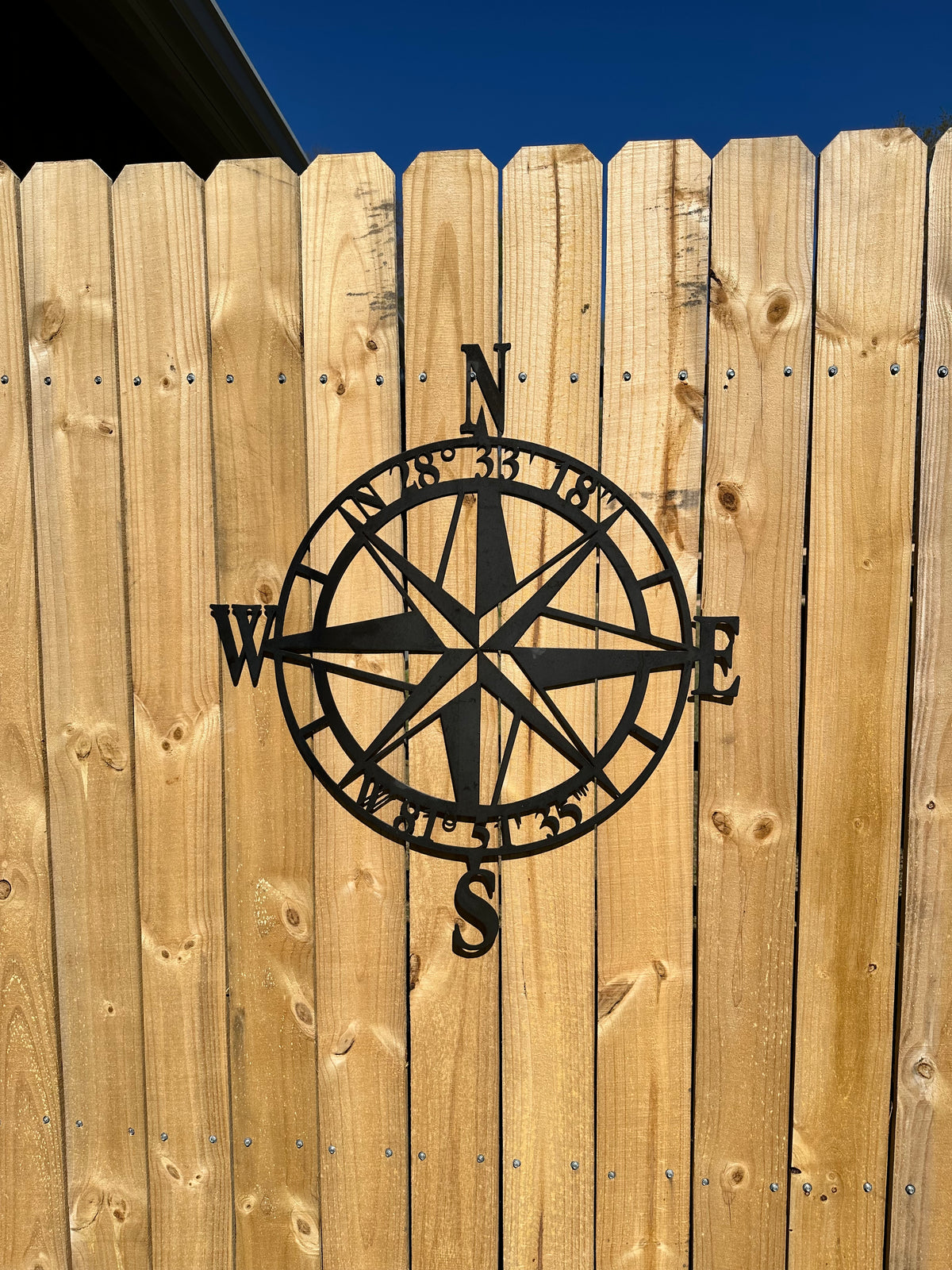 Compass Customisable Customizable Coordinates Compass – Limitless Metal Designs