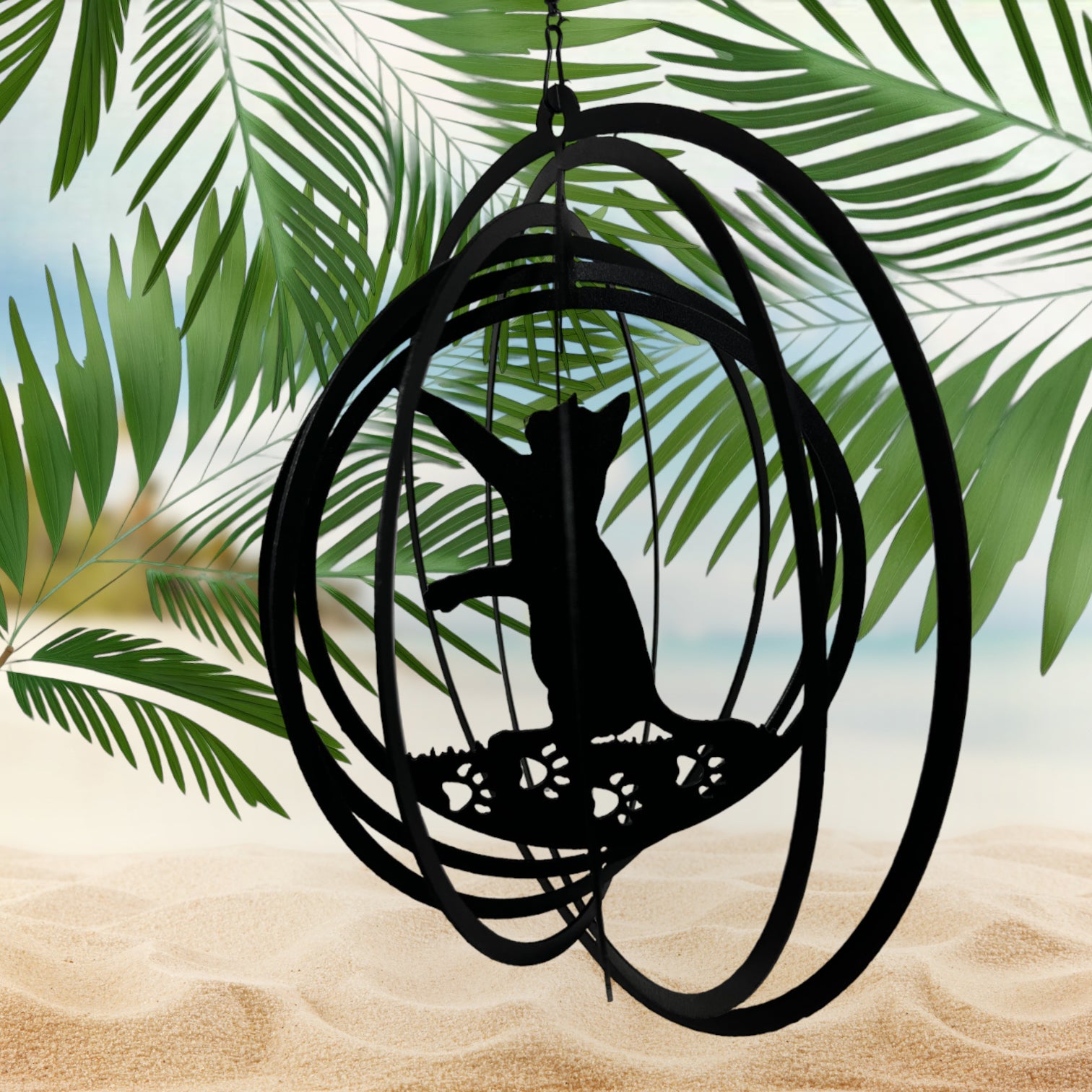 Cat Wind Spinner – Limitless Metal Designs