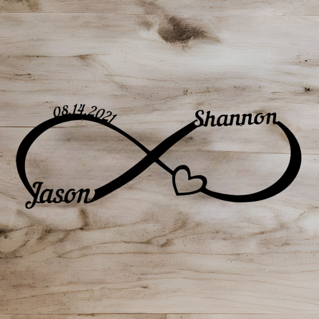 Infinity Sign Custom Personalized Infinity Sign – Limitless Metal Designs